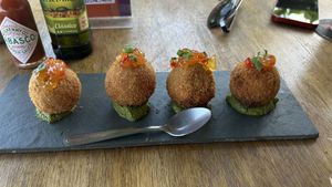 Arancini  at Casa de Nara in Joao Pessoa