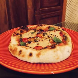 Marguerita pizza at Casa de Nara in Joao Pessoa