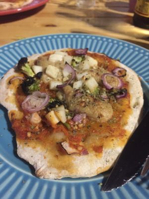 Pizza
 at Casa de Nara in Joao Pessoa