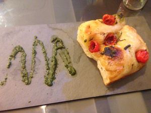 Focaccia at Casa de Nara in Joao Pessoa