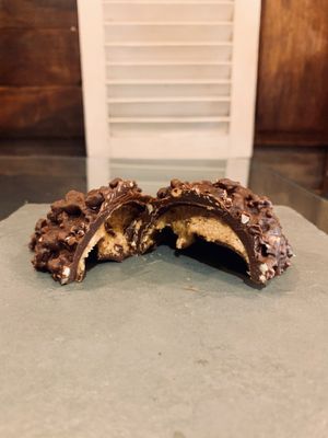 Chocolate with hazelnut Easter egg at Casa de Nara in Joao Pessoa