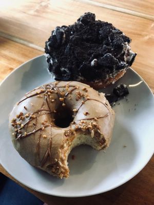Café praline et oreo at Beiko in Quebec