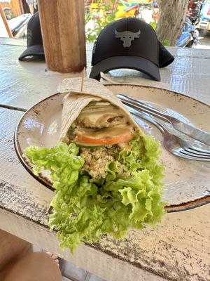 Falafel wrap  at SHAKA - Cebu in Moalboal