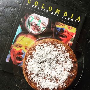 Cake of Banana & Coco  at Encanto in Bogota