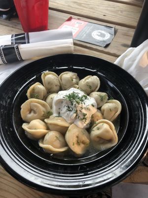 Dumplings - yum! at sPACYcLOUd Lounge in Washington