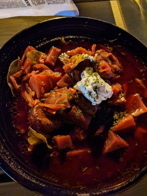 Borscht at sPACYcLOUd Lounge in Washington