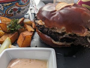 Beyond Burger at sPACYcLOUd Lounge in Washington