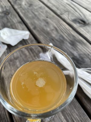 my glass had a chink in it - seems unsafe   at sPACYcLOUd Lounge in Washington