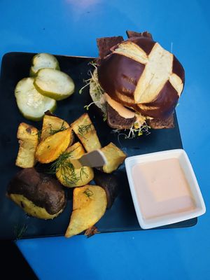 BLT with Peasant Potatoes  at sPACYcLOUd Lounge in Washington
