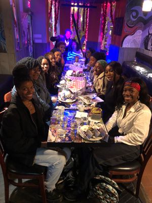 Celebrating birthday at sPACYcLOUd Vegan style! at sPACYcLOUd Lounge in Washington