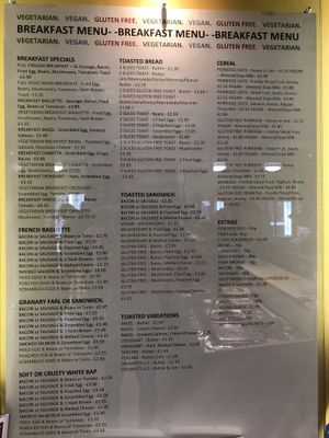 Breakfast lunch items  at Bar Sandwich in Leicester