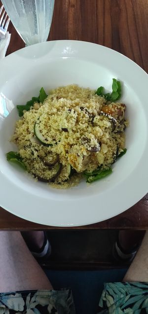 Vegan couscous at Loaf Candidasa in Manggis