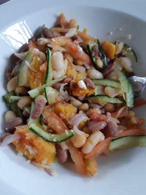 Mixed bean salad at Loaf Candidasa in Manggis