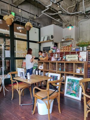 Inside Chandan Cafe at Chandan Cafe in Fukuoka