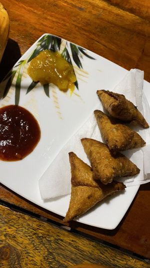 Samosas  at Matey Hut in Ella
