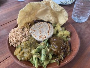 My creation at the cooking class  at Matey Hut in Ella