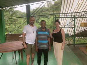 Our chef and teacher Mr Ananda  at Matey Hut in Ella