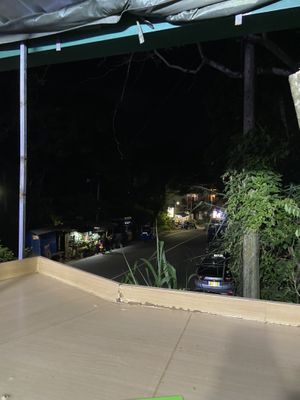 Balcony seats  at Matey Hut in Ella