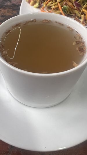 Ginger tea  at Matey Hut in Ella