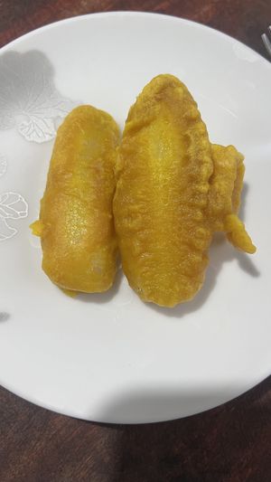 Fried banana.   at Matey Hut in Ella