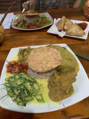 4 curry option. at Matey Hut in Ella