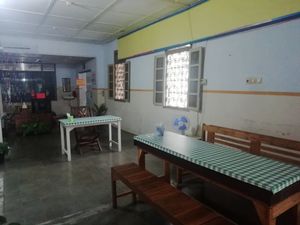 indoor seating at Depot Veggie in Yogyakarta