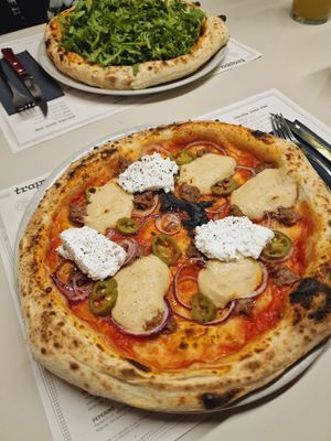 Vegan kranjska at Trappa in Ljubljana