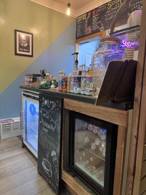 Counter   at William Cafe in Glasgow