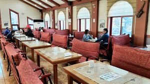 interior of location (only half of it) #Veganuary at Tteul Ahn Chae in Suwon