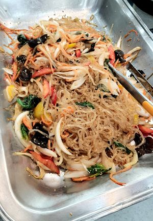 Japchae 잡채 #Veganuary at Tteul Ahn Chae in Suwon