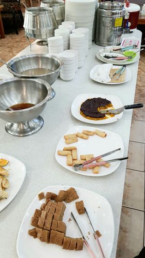 dessert and fried food section at Tteul Ahn Chae in Suwon