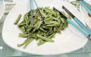 celtuce salad 궁채무침 at Tteul Ahn Chae in Suwon