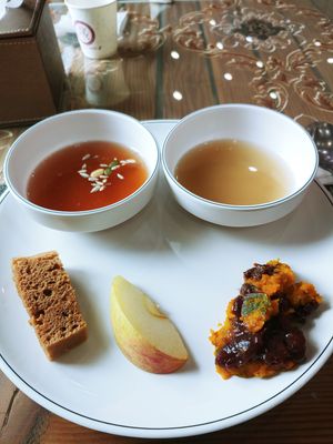 Round three, the dessert, plate at Tteul Ahn Chae in Suwon