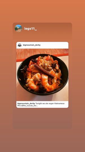 Vegan phò at The International Fox in Branxholm