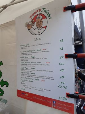 New menu at Papa's Falafel in Dublin