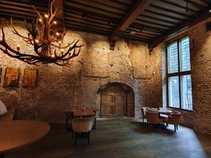 Interior of one of the upstairs rooms at Slot Oostende in Goes