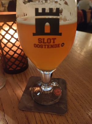 All Oostende beer is vegan. at Slot Oostende in Goes