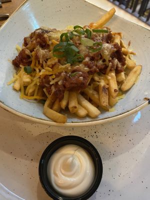Loaded fries at Slot Oostende in Goes