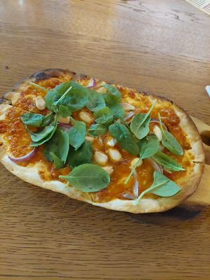 Vegan flamküchen at Slot Oostende in Goes