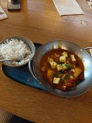 Vegan curry at Slot Oostende in Goes