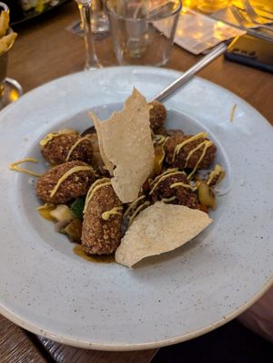 vegan rendang croquettes (main dish) at Slot Oostende in Goes