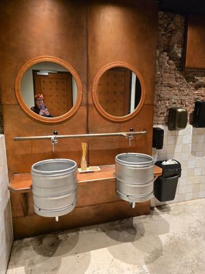 Even the sinks at toilets are nice! at Slot Oostende in Goes