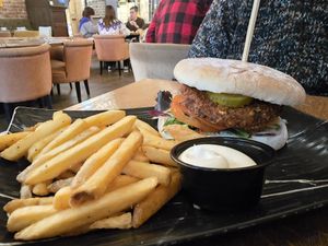 'Chicken' burger at Slot Oostende in Goes