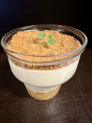 Bloempotje: vegan cheesecake  at Slot Oostende in Goes