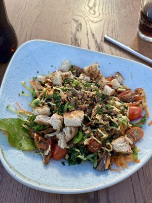 Vegan chicken salad at Slot Oostende in Goes