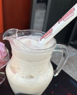 Vegan Vanilla Milkshake  at Rassam's Creamery in Sheffield