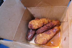 Nashville Hot Vegan Tenders at Nicky's of Beverly in Chicago