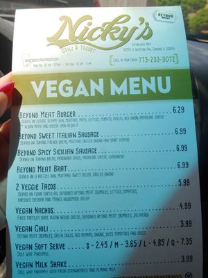 Phenominal food!!! at Nicky's of Beverly in Chicago