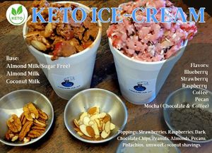 Keto ice Cream at Creamlab N7 in Midland