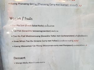 vegan options at Kin Khao in Ghent